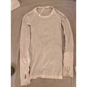 Lululemon Swiftly Tech Long Sleeve Shirt - White